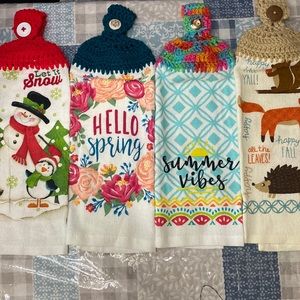 Set of 12-Seasonal Kitchen Towels